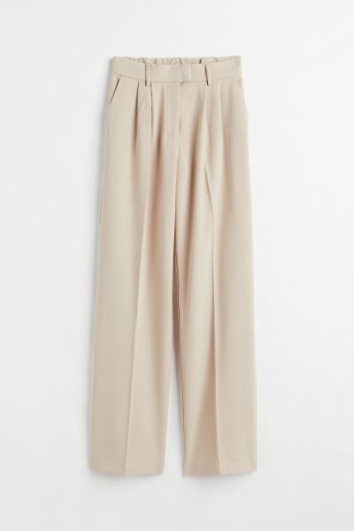 Elegante Hose mit hohem Bund | H&M (DE, AT, CH, NL, FI)