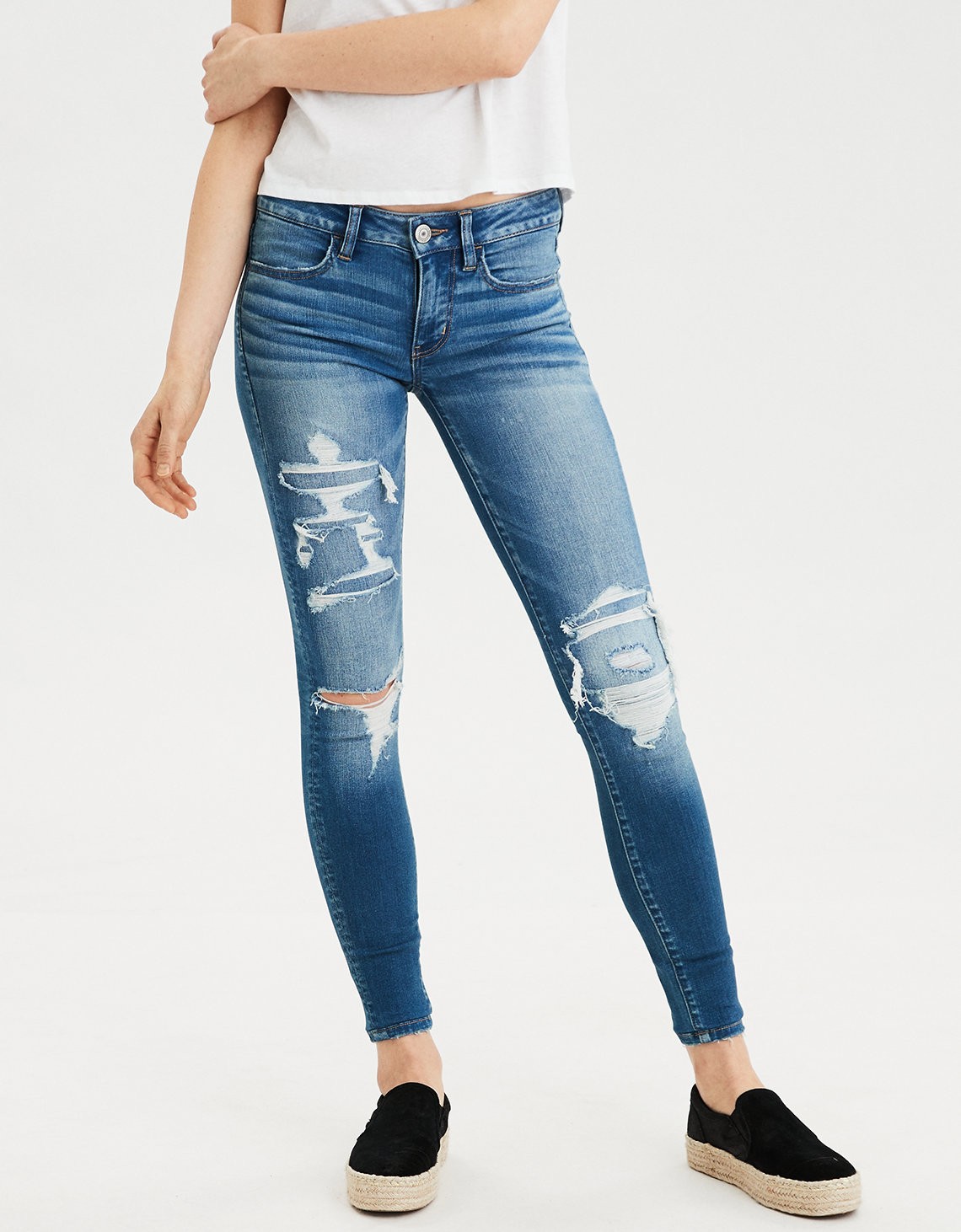 AE Ne(X)t Level Jegging, Brilliant Repair | American Eagle Outfitters (US & CA)