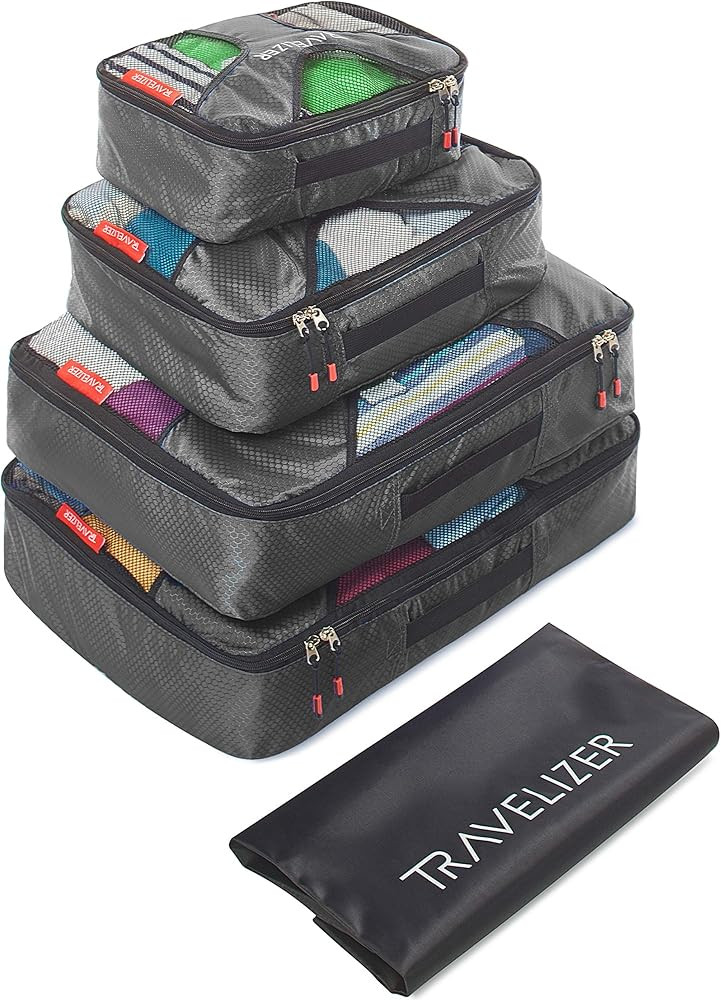 Travelizer - Travel Packing Cubes 5 pcs Luggage Organizer Set for Bag & Suitcase | Amazon (US)