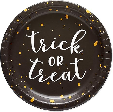 American Greetings Halloween Party Supplies, Trick-or-Treat Paper Dinner Plates (36-Count) | Amazon (US)