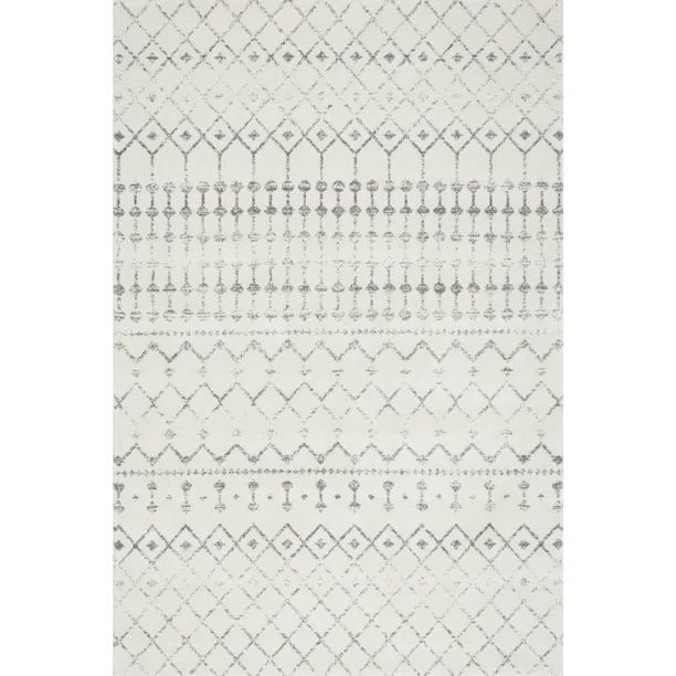 nuLOOM Moroccan Blythe Area Rug or Runner, 4' x 6', Gray - Walmart.com | Walmart (US)