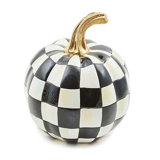 Courtly Check Glossy Pumpkin - Mini | MacKenzie-Childs