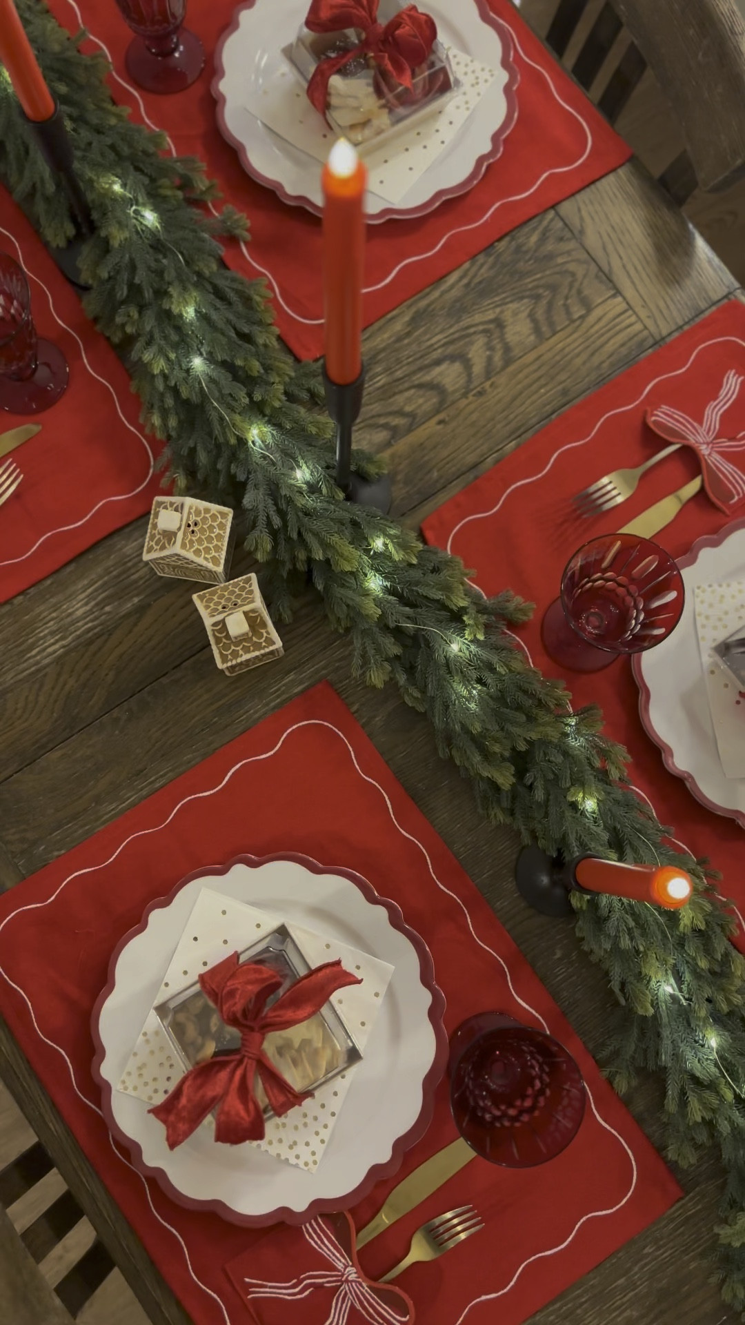 I’m so excited to reveal my Christmas tablescape… I love the way it turned out! I have to point out the remote control candles and battery operated garland… they are sooo good!!! Linking everything! 🎀

#LTKHoliday #LTKHome #LTKWatchNow