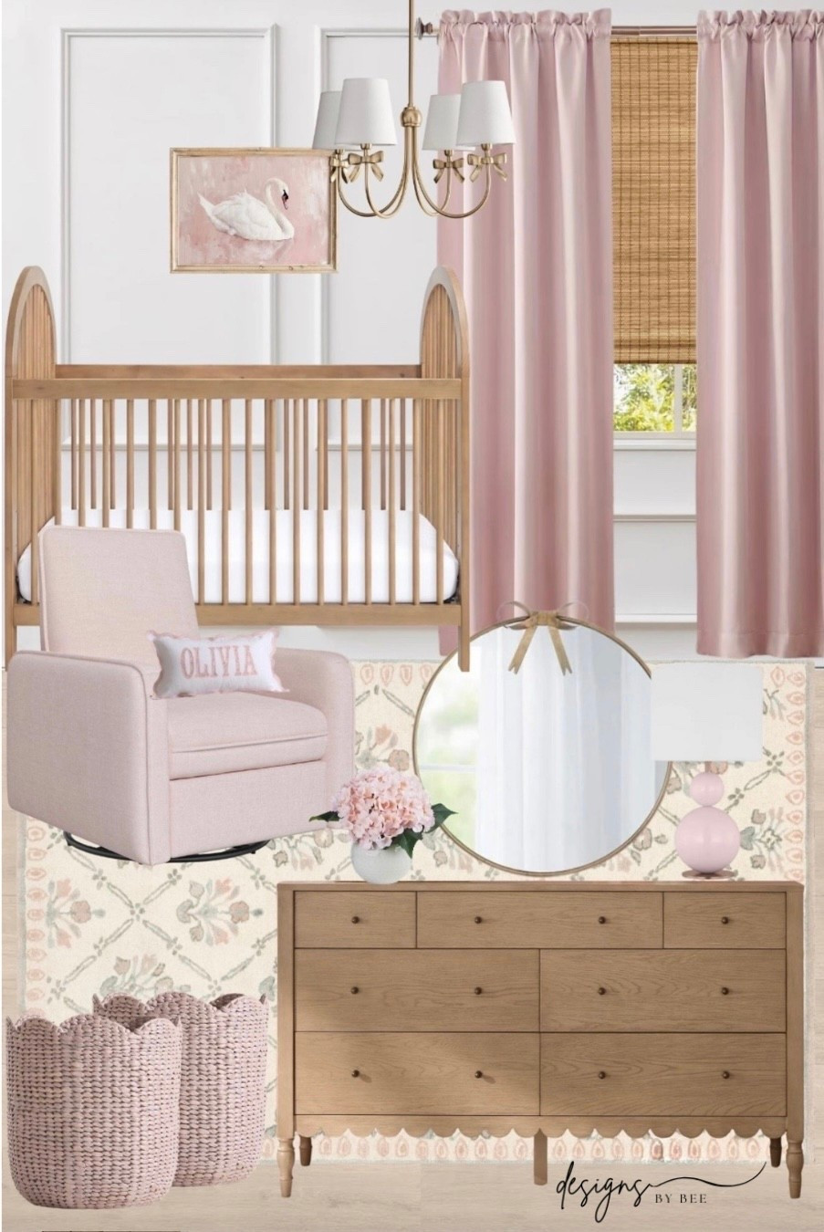 girl nursery, pink nursery, love shack fancy decor, pink decor, baby girl, girl mom, pink curtains, #nurseryy

#LTKBump #LTKHome #LTKBaby