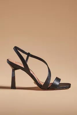 Vicenza Asymmetrical Strappy Heels | Anthropologie (US)
