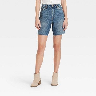 Women's Super-High Rise Bermuda Jean Shorts - Universal Thread™ | Target