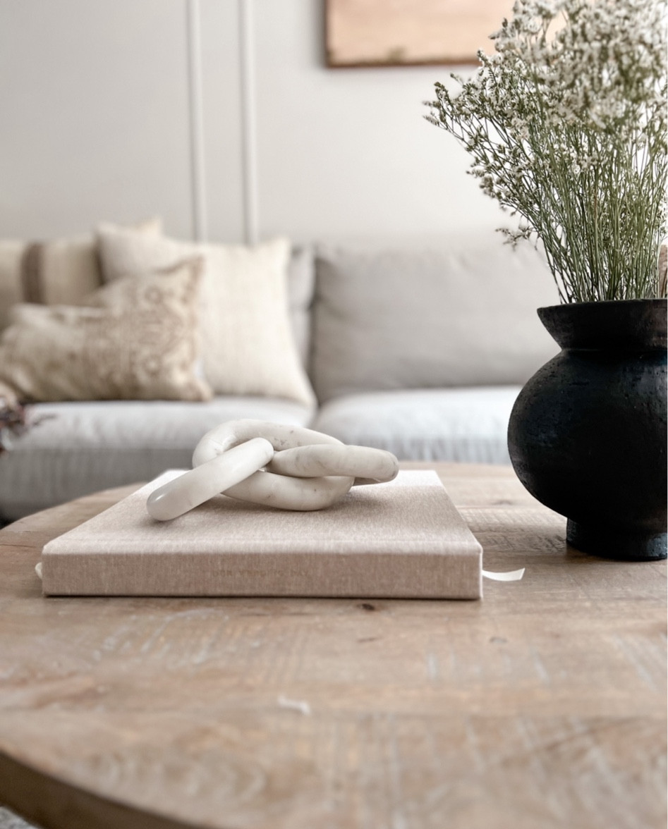 Coffee table decor, accent decor, black vase, living room decor, home decor 

#LTKhome #LTKunder50 #LTKFind