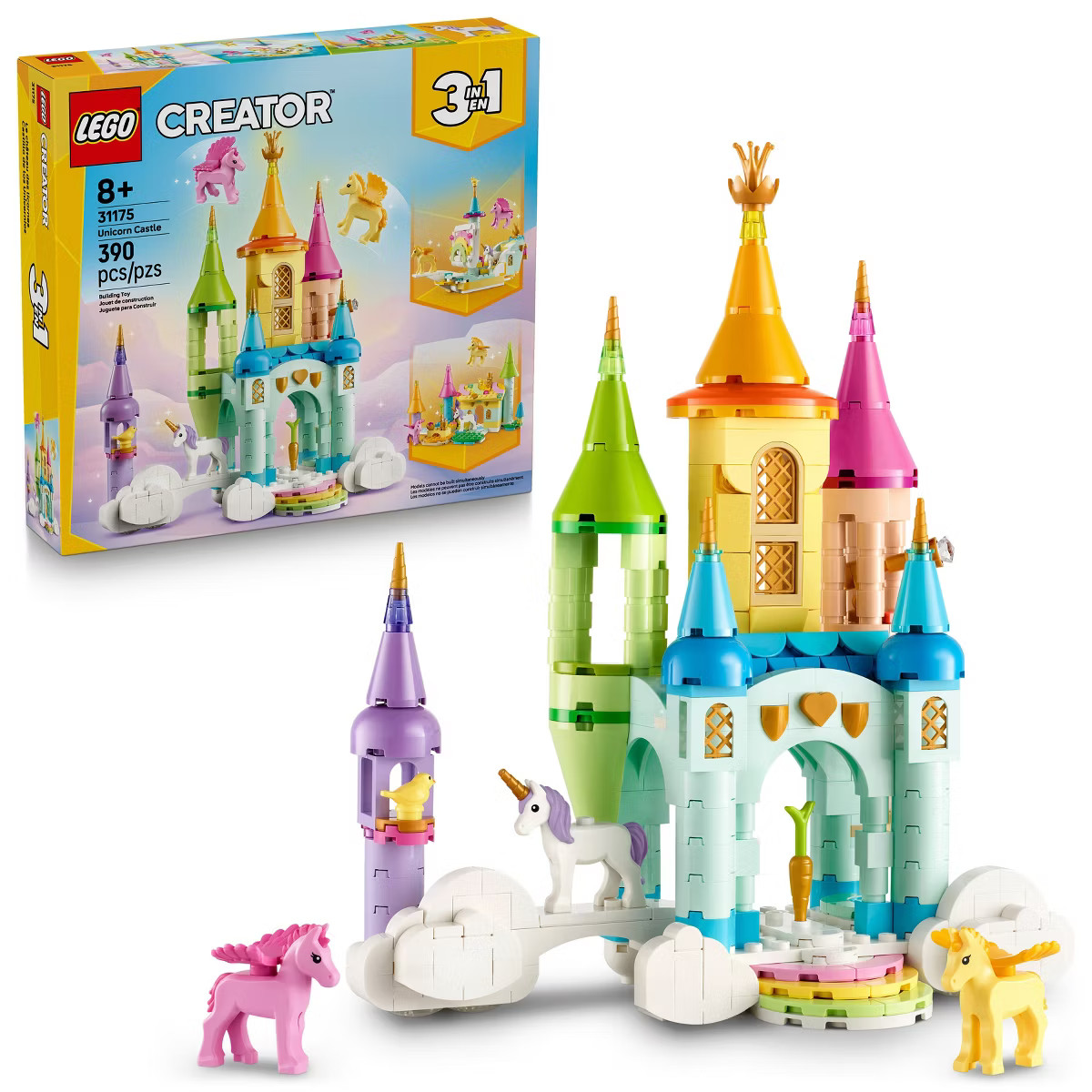 LEGO Creator 3 in 1 Unicorn Castle Building Toy 31175 | Target