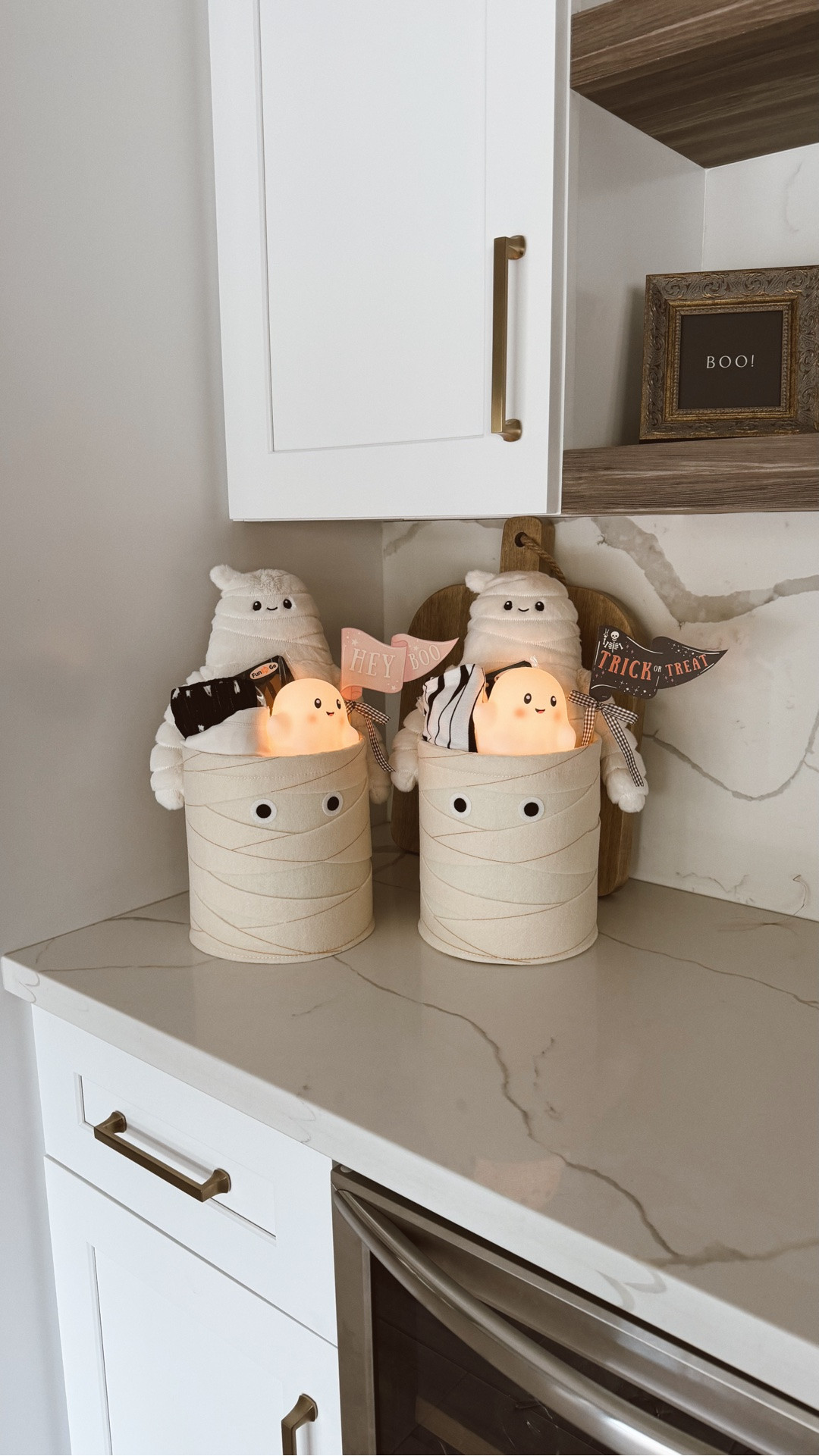 The cutest little boo baskets for the kids 🤍 👻 
Fell in LOVE with these cutie mummy baskets from at they and they’re under $12! Filed it with the cutest little stuffy, pjs, activity book & singing squishy night light 🎶 Will also be adding a treat 🤍

#kidsboobasket #boobasket #target #kidshalloween #halloween #gift #halloweenpjs #halloweenbook #halloweenflag #targethalloween #targetkids #spookyseason

#LTKSeasonal #LTKmomlife #LTKKids