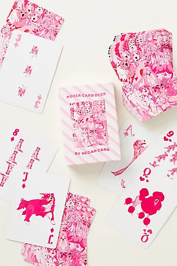 Megan Carn Pawty Dogs Poker Card Deck | Anthropologie (US)