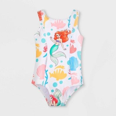 Girls' Disney The Little Mermaid Ariel Adaptive Swimsuit - Disney Store | Target