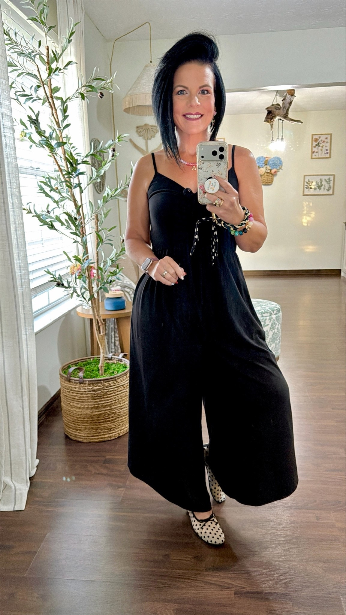travel outfits
The perfect summer romper Dokotoo Womens Jumpsuits Spaghetti Straps Ruched Drawstring Knit Wide Leg Romper Casual Jumpsuits with Pockets size small TTS 

Time and Tru Goldtone Multicolored Bead Initial "A" Necklace

Bubble Initial Chunky Beaded Bracelet for Women Colorful Resin Bead Trendy Statement Big Stretch Bracelets Summer Beach Boho Charm Jewelry

Time and Tru Multicolor Cabochon Chunky Rings for Female Adults and Teens, 3 Pack

No Boundaries Women's Mesh Ballet Flats