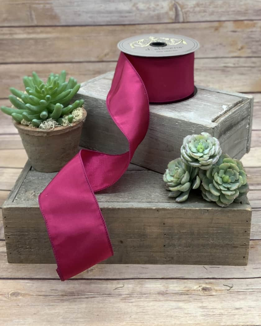 D. Stevens Simply Taffeta Ribbon, 2.5" X 25 Yards | Neiman Marcus