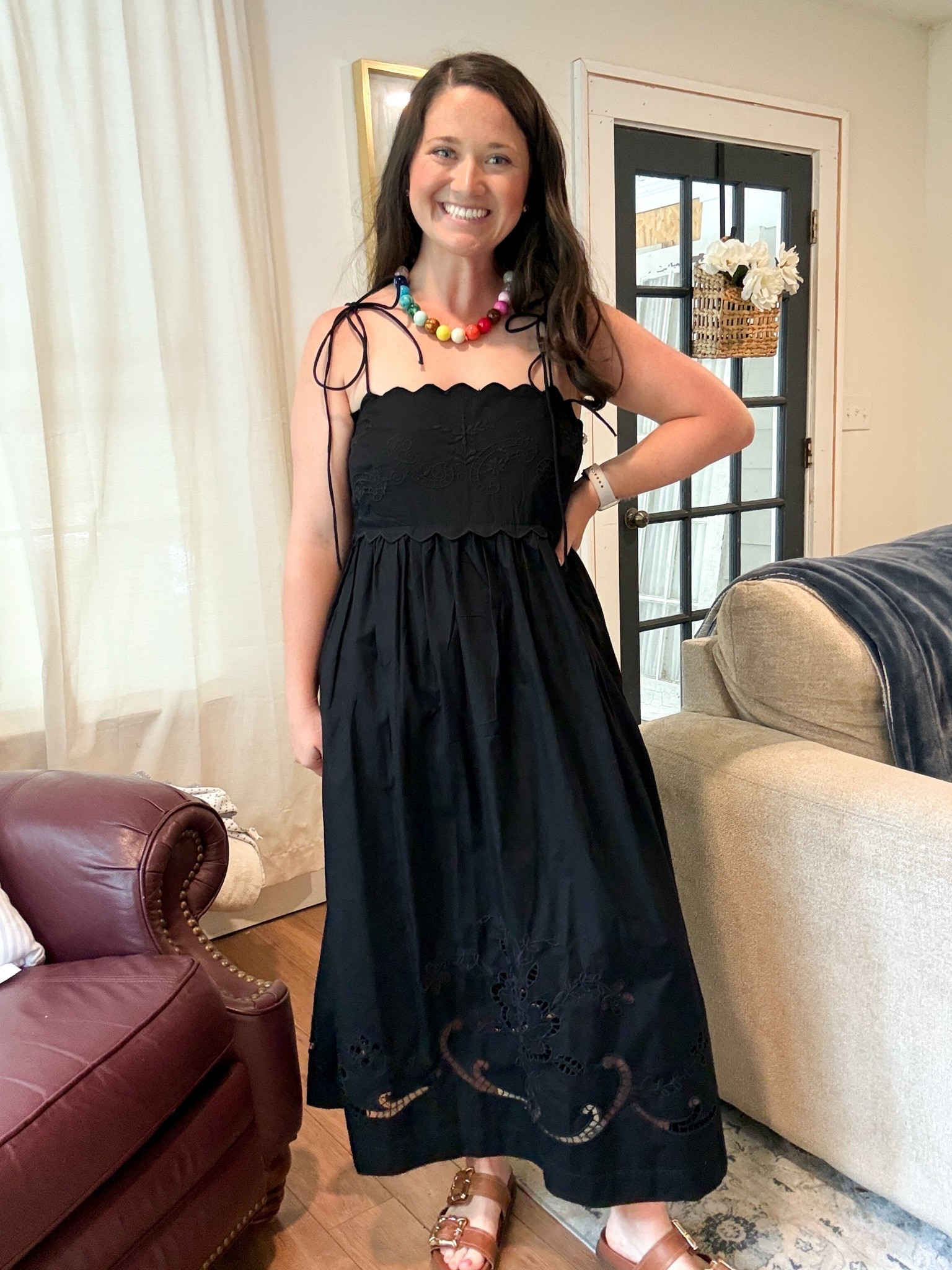 Summer dress. Summer outfit idea