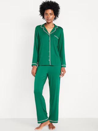 Sunday Sleep Knit Jersey Pant Set | Old Navy (US)