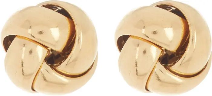 14K Gold Plated Sterling Silver Knot Stud Earrings | Nordstrom Rack