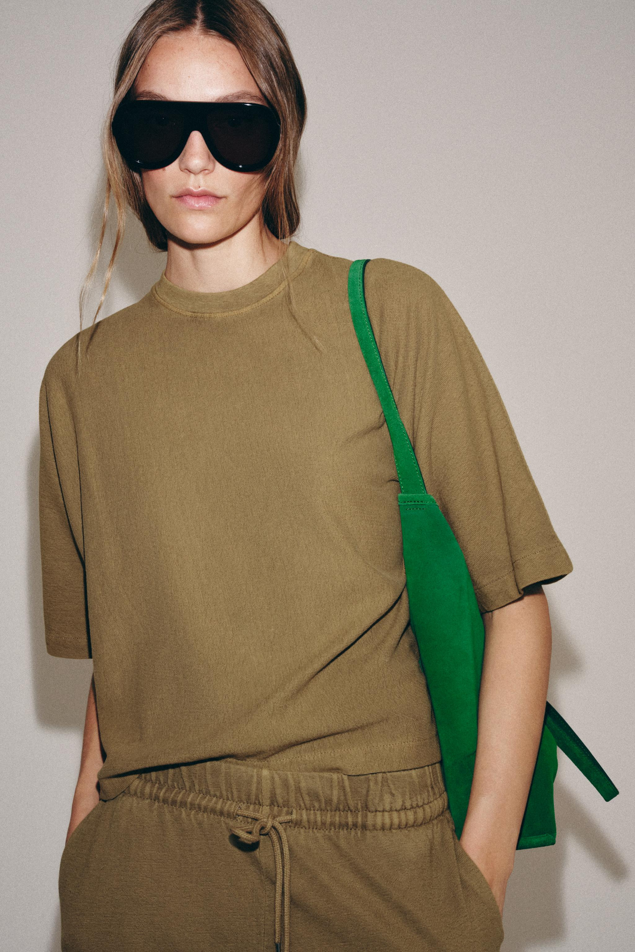 WASHED EFFECT SHORT SLEEVE T-SHIRT | Zara Canada