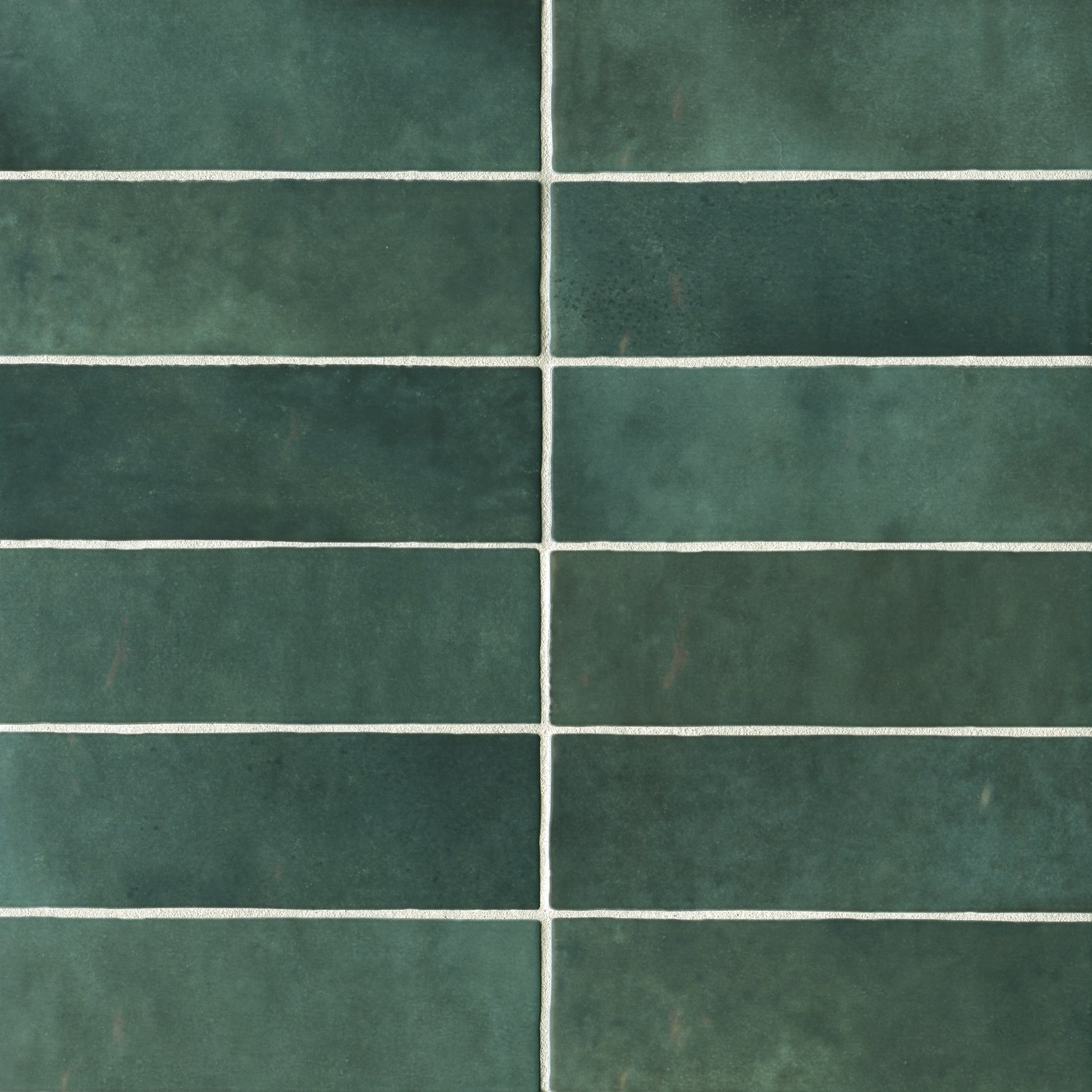 Cloe 2.5" x 8" Ceramic Tile in Green | Bedrosians Tile & Stone