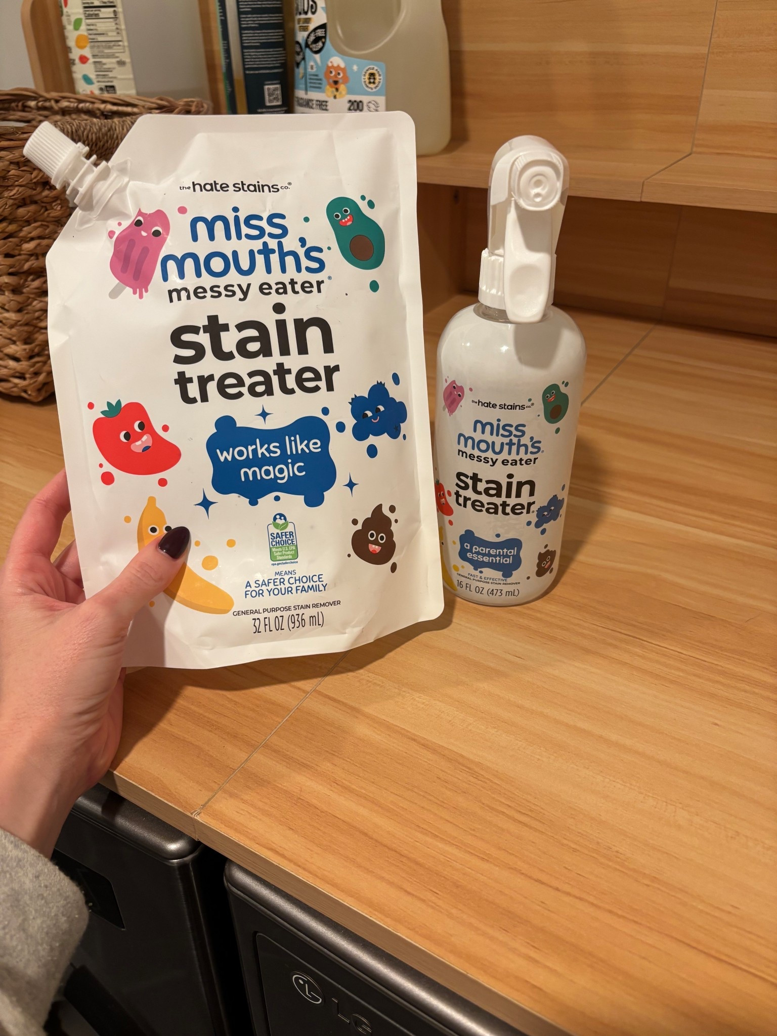 Ran out of my refill of Miss Mouths and it reminded me that I need to share this again! The bestttt stain spray that we now need to buy once a month lol .. the only one that works on spit up, blow outs, and food messes! AND it’s on SALE! 

#LTKBaby #LTKSaleAlert #LTKmomlife