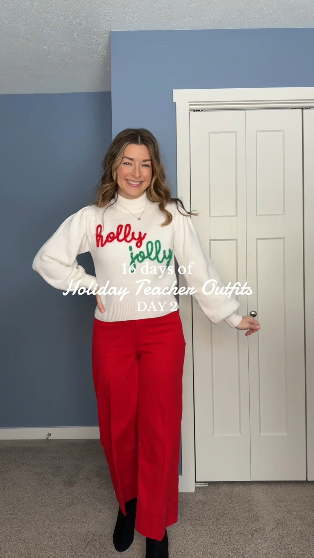 Holiday teacher outfit day 2👩🏼‍🏫🎄

#LTKdayinmylife #LTKootd #LTKHoliday