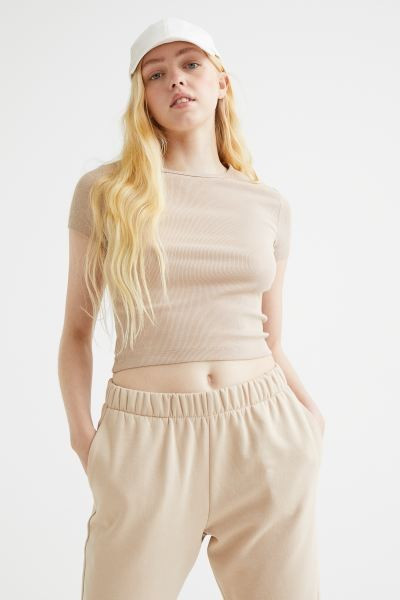 Ribbed Crop Top | H&M (US + CA)