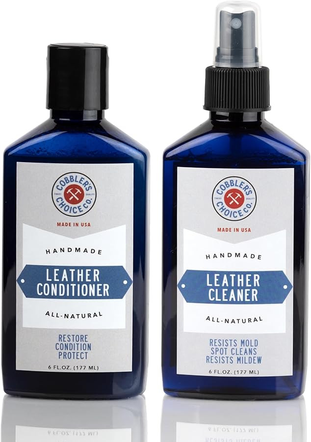 Cobbler's Choice Leather Cleaner & Conditioner Duo | Amazon (US)