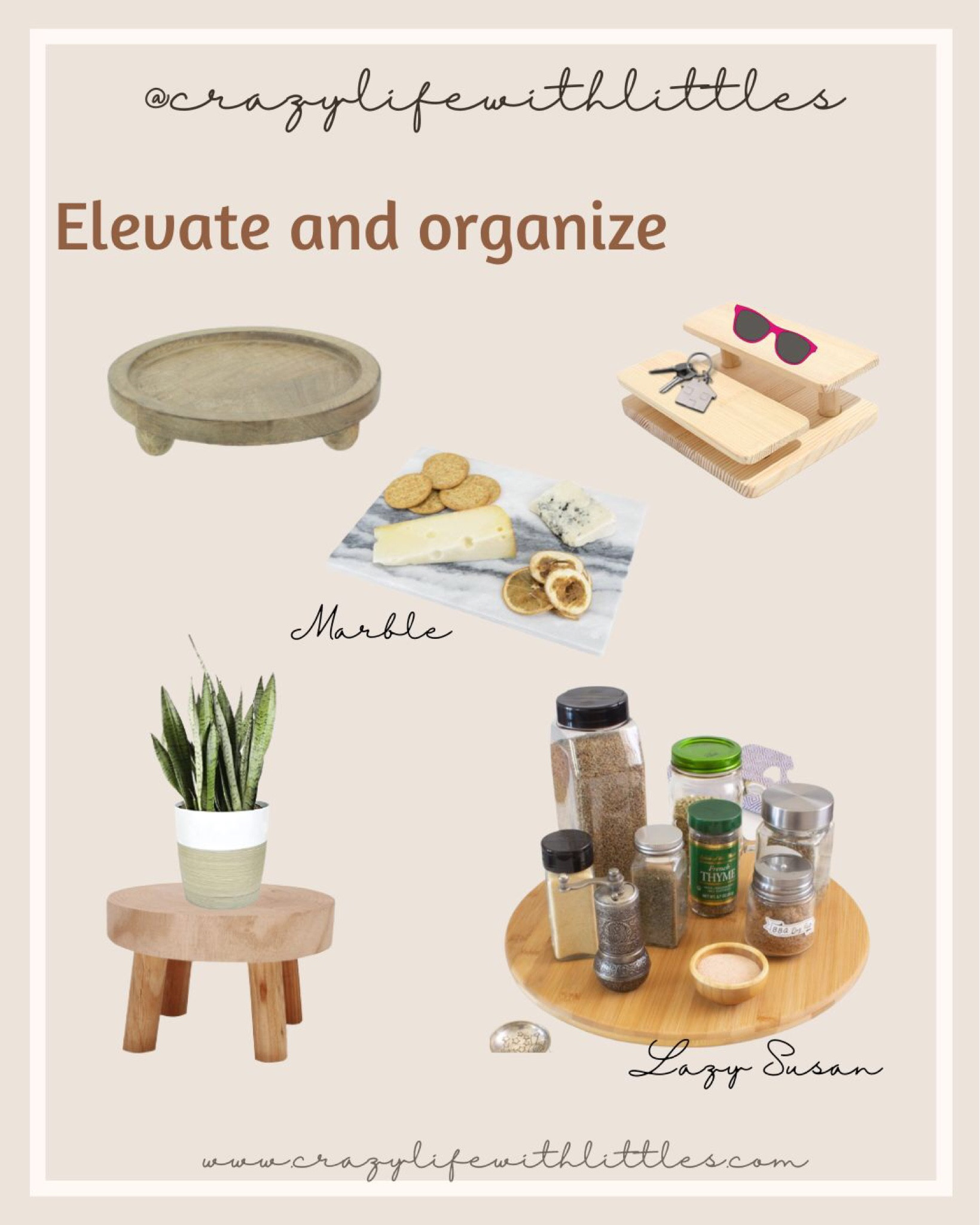 Elevate plants and decor, prep, organize, and serve… these risers do it all. 

#organize #risers #diyhomedecor

#LTKstyletip #LTKunder50 #LTKhome