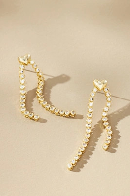 Luv Aj Molten Heart Cascading Earrings | Anthropologie (US)