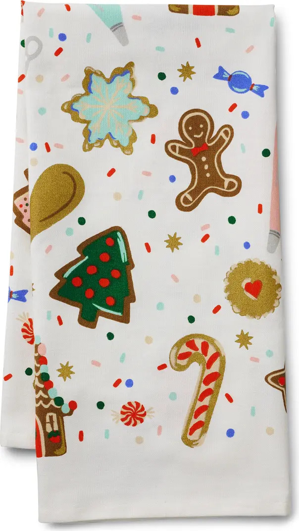 Rifle Paper Co. Christmas Cookies Tea Towel | Nordstrom | Nordstrom