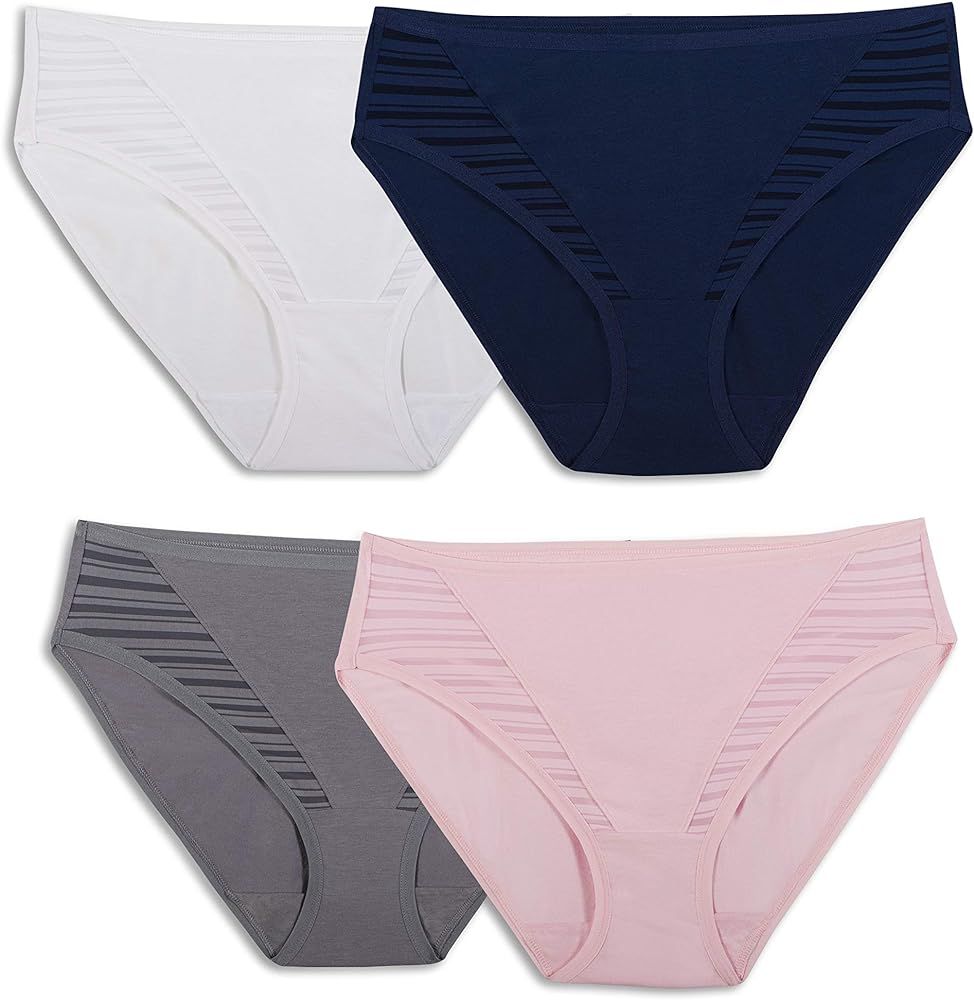 Fruit of the Loom Women's Breathable Underwear, Moisture Wicking Keeps You Cool & Comfortable, Av... | Amazon (US)