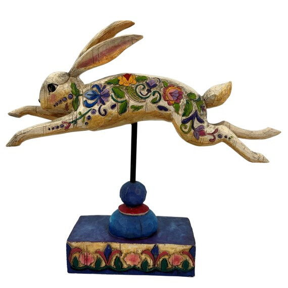 Jim Shore Figurine 2003 Countryside Beauty Bunny Rabbit Heartwood Creek Easter Springtime #117147 | Etsy (US)