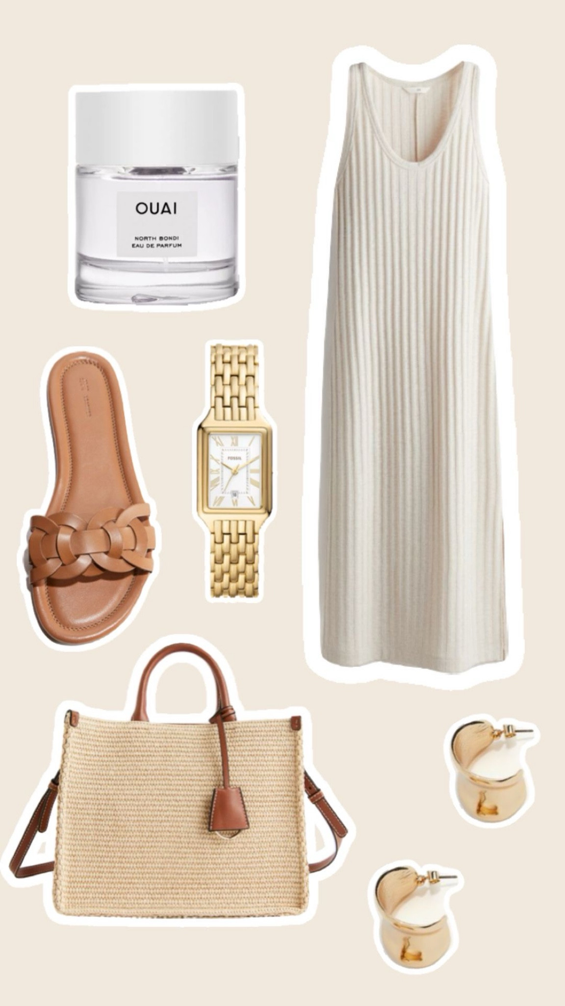Summer vacation neutral outfit! #beachvacation #dress #sandals #daintygoldwatch #h&m #europeanvacation #italyvacation #womensfashion #summerfashion

#LTKSeasonal #LTKTravel #LTKStyleTip