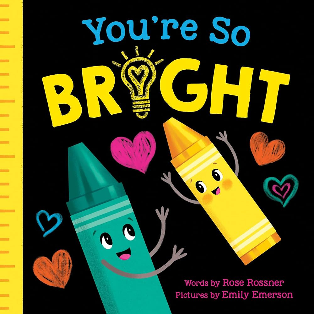 You're So Bright: A Back to School Self-Esteem Board Book for Babies and Toddlers (Punderland) | Amazon (US)