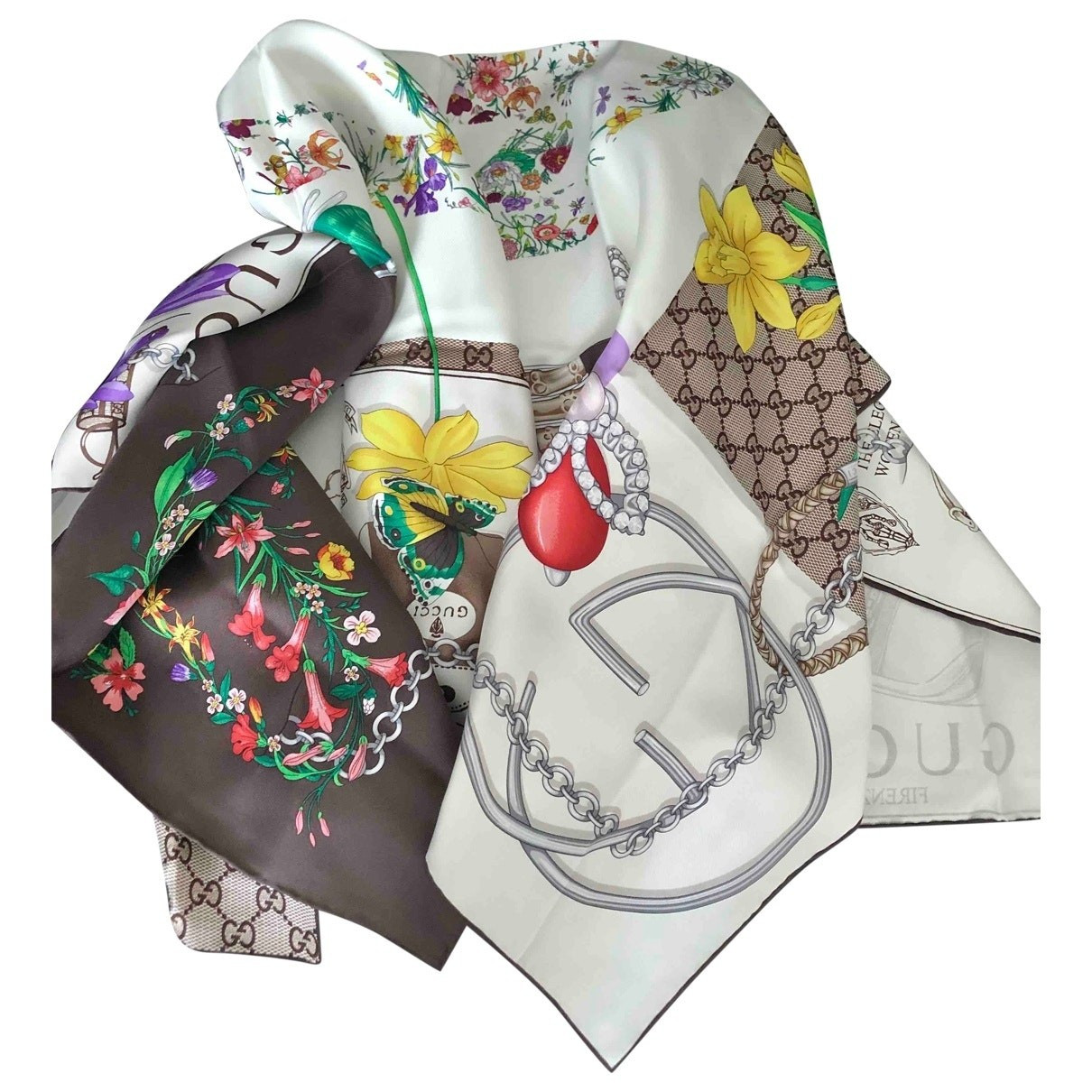 Gucci Silk Scarf for Women | Vestiaire Collective (Global)