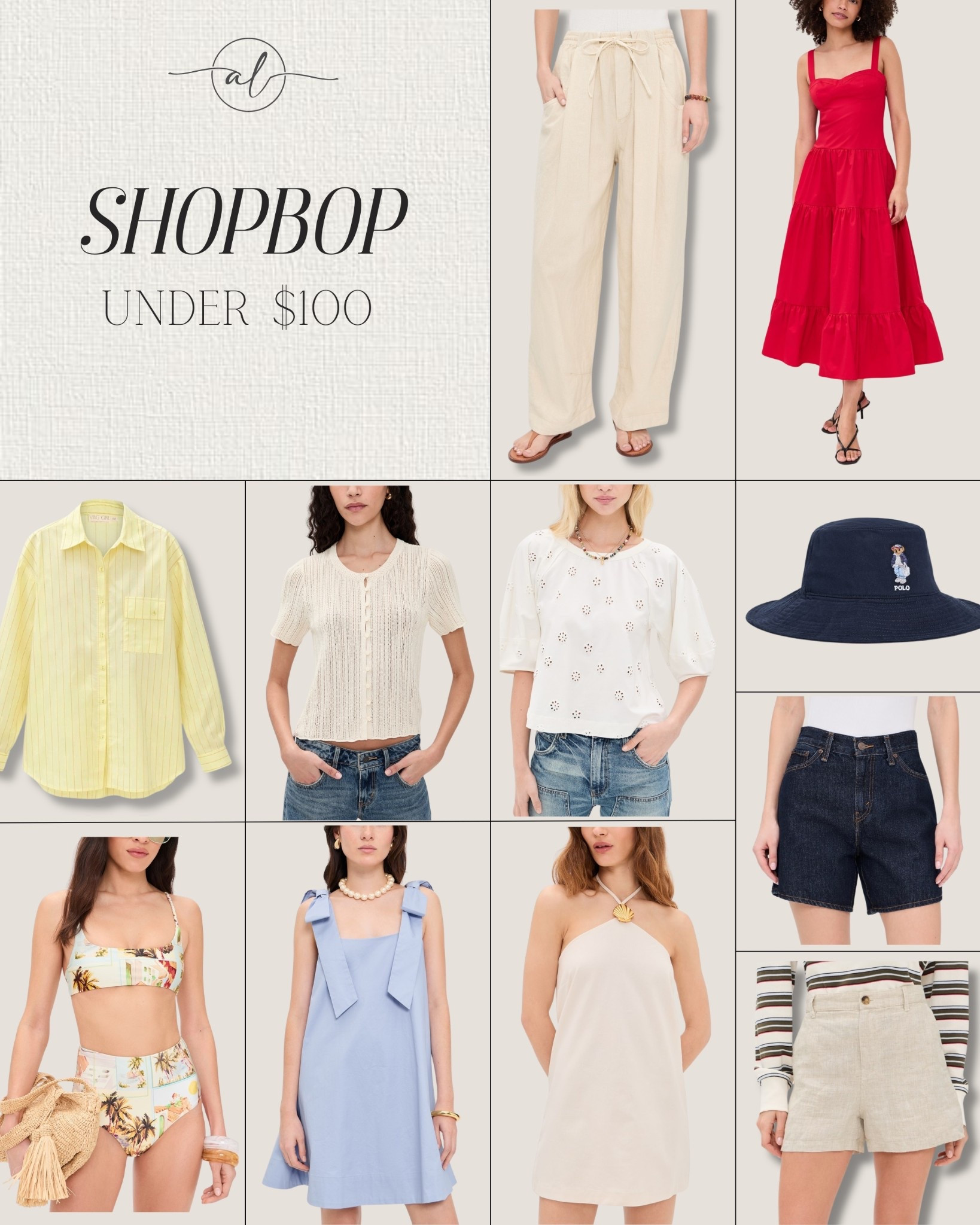 Shopbop under $100 
Spring and vacation finds 

#LTKootd #LTKSeasonal #LTKU