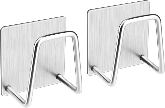NEXCURIO Adhesive Sponge Holder Sink Caddy for Kitchen Accessories - SUS304 Stainless Steel Rust ... | Amazon (US)