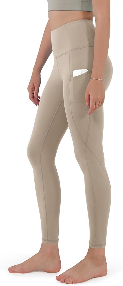 ODODOS Women's High Waisted Yoga Leggings with Pockets, Tummy Control Non See Through Workout Ath... | Amazon (US)