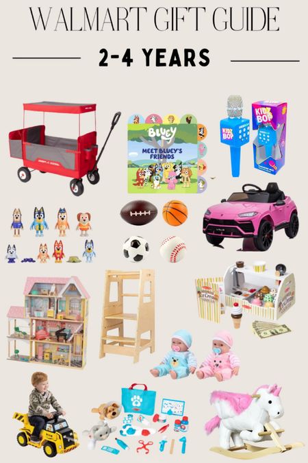 Walmart gift guide 2-4 years 




Walmart style. Affordable gifts. Toddler gifts. Christmas ideas  

#LTKGiftGuide #LTKHoliday #LTKkids