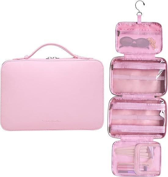 Toiletry Bag for Women Makeup Bag Travel Cosmetic Bag, Travel Toiletry Bag Women Make Up Bag Hang... | Amazon (US)