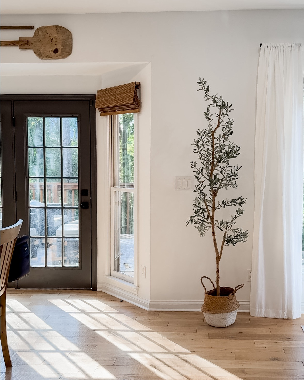 Faux olive tree on Amazon! We have the 7’ tall tree and 9’ tall ceilings. What do you think?! 

#LTKHome