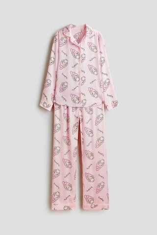H & M - Bedruckter Satinpyjama - Rosa - Kinder | H&M (DE, AT, CH, NL, FI)