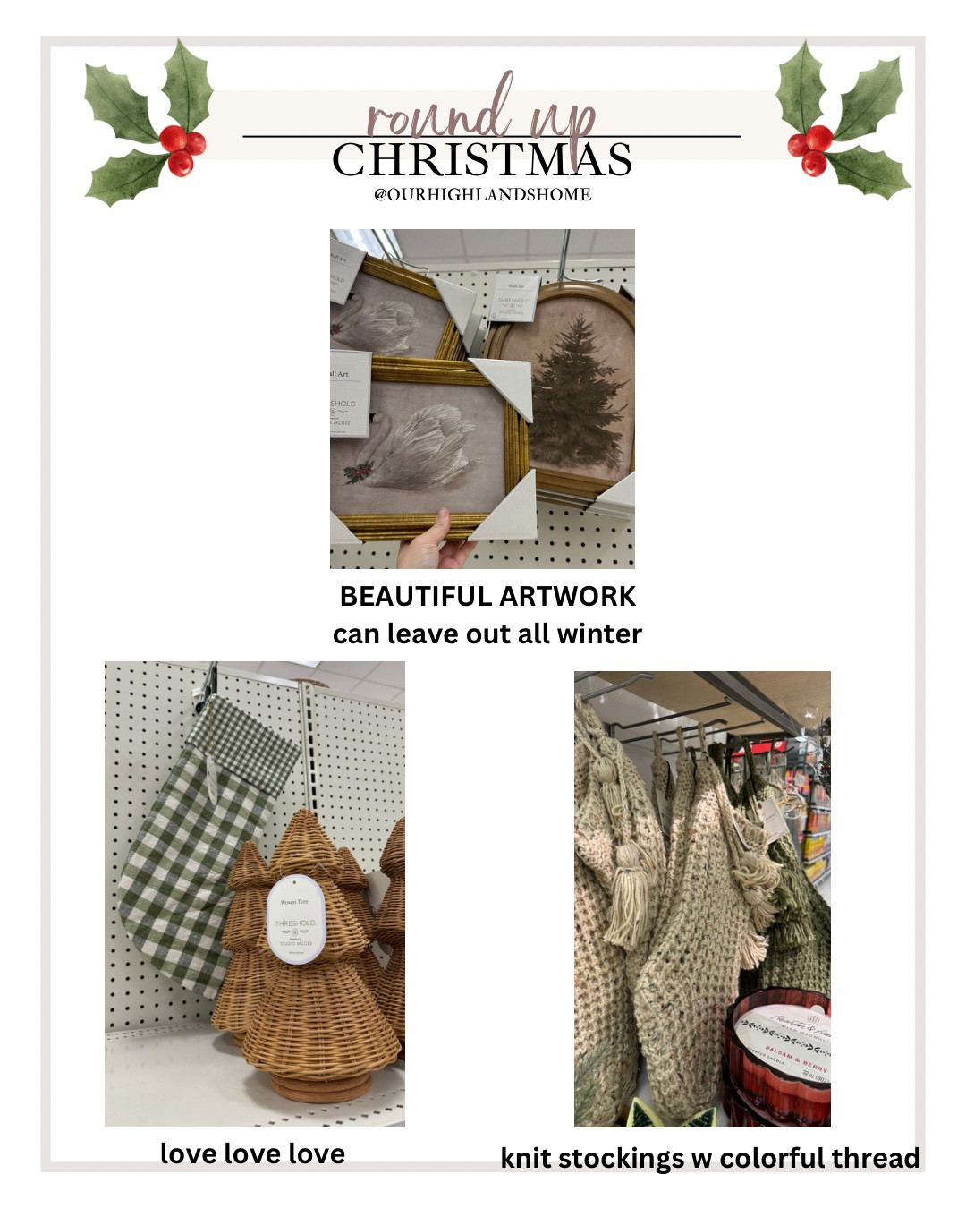 in person target christmas finds that i love 

#LTKSeasonal #LTKHoliday #LTKHome