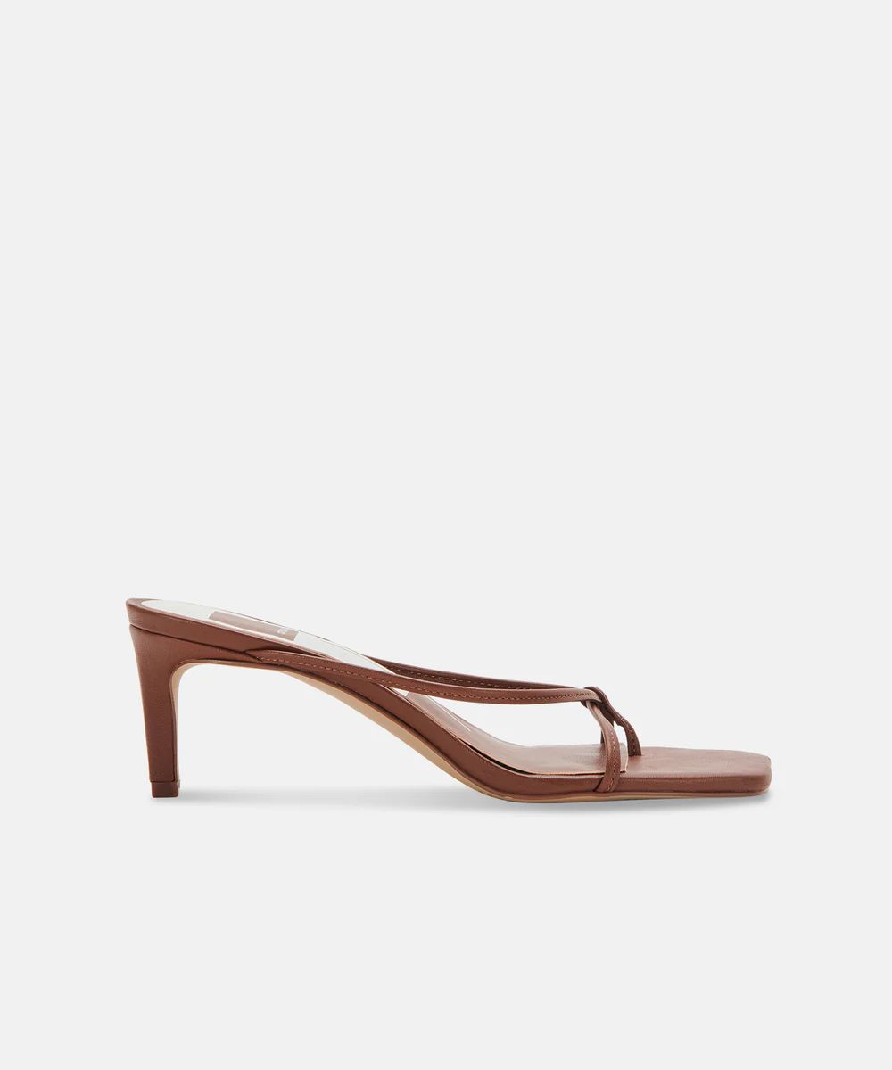 KAYDEN HEELS ESPRESSO LEATHER | DolceVita.com