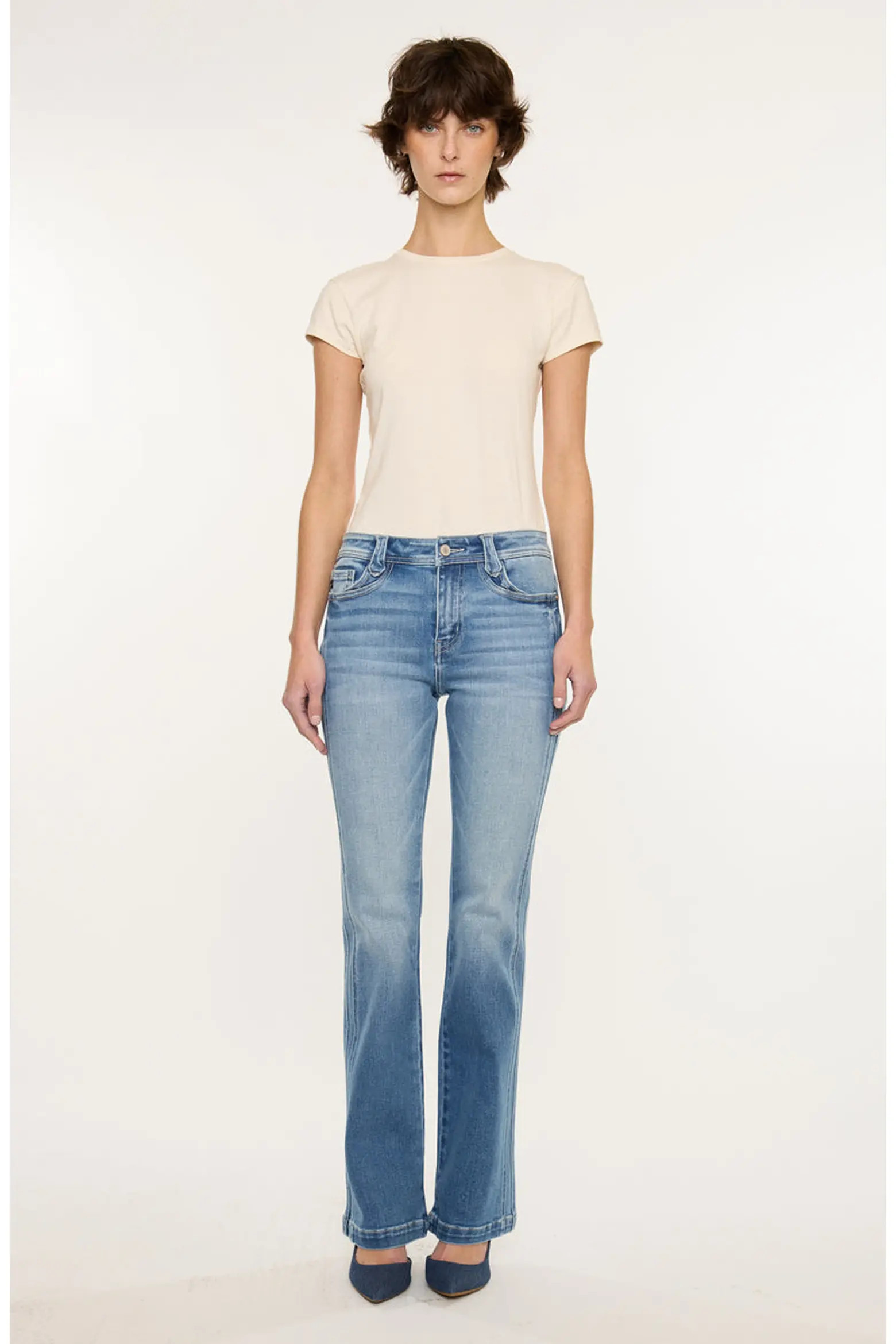 Abigail Mid Rise Bootcut Stretch Jeans (Women) | Nordstrom | Nordstrom