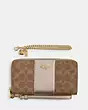 Boxed Long Zip Around Wallet In Signature Canvas | Coach Outlet CA