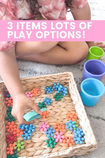 3 toys that have lots of play options. Stacking cups are great to start with during infancy and as your child grows it can be used in so many ways including the shower. 

Montessori, kids play, fine motor skills, toddlers 

#LTKkids #LTKbaby #LTKunder50