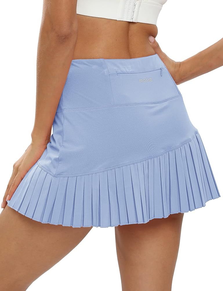 MoFiz Pleated Tennis Skirts for Women with 3 Pockets High Waisted Athletic Golf Skorts Skirt with... | Amazon (CA)