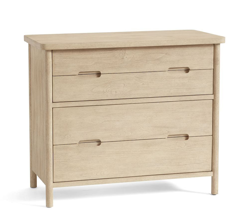 Manzanita 4-Drawer Dresser, Bone White | Pottery Barn (US)