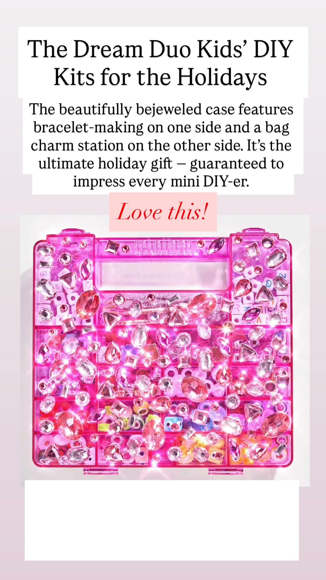 With hundreds of beads to mix and match, kids can create something new each time!

#LTKGiftGuide #LTKHoliday #LTKKids