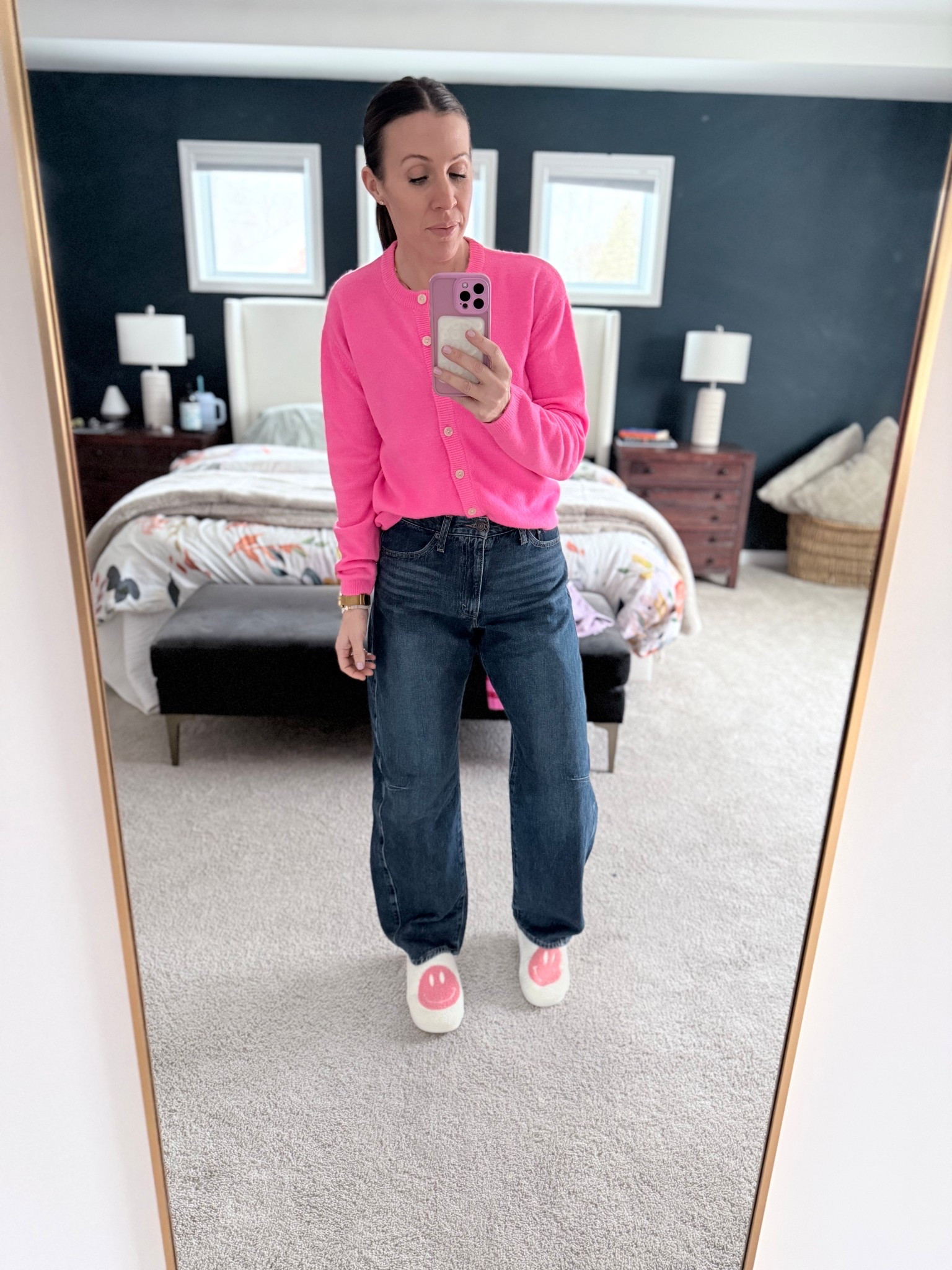 Loving this hot pink button down for spring/summer! Very TTS and so soft and light! 

#LTKFindsUnder50 #LTKWorkwear #LTKTravel